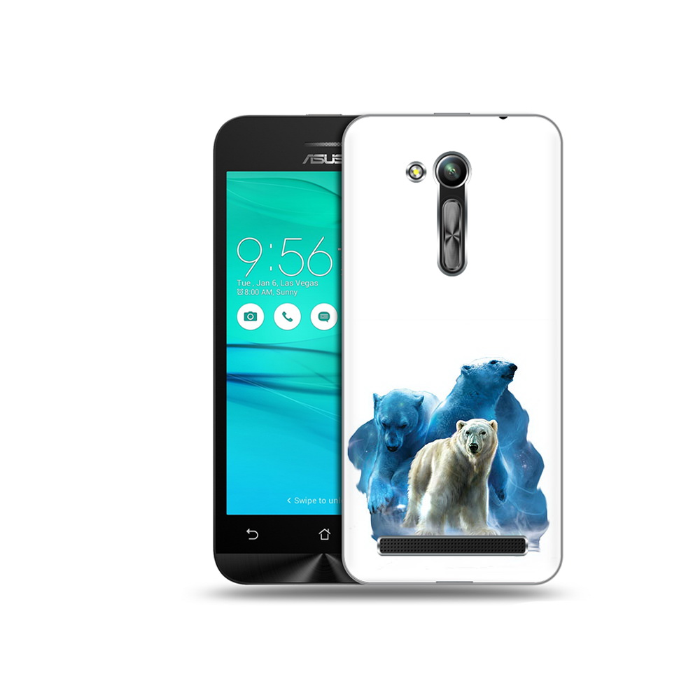 

Чехол MyPads Tocco для Asus ZenFone Go (ZB452KG) полярный медведь, Прозрачный, Tocco