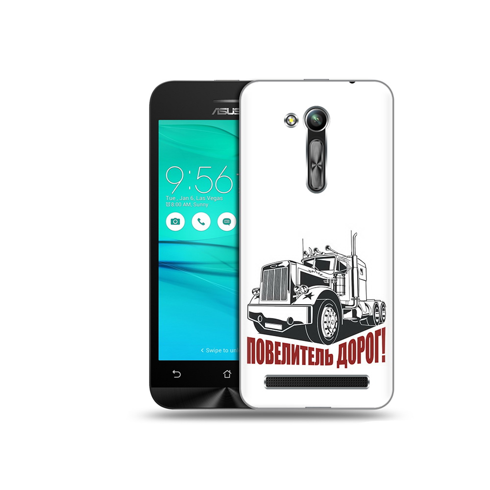 

Чехол MyPads Tocco для Asus ZenFone Go (ZB452KG) повелитель дорог, Прозрачный, Tocco