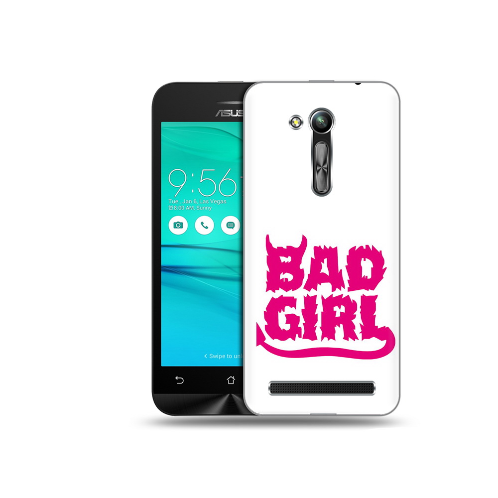 

Чехол MyPads Tocco для Asus ZenFone Go (ZB452KG) плохая девочка, Прозрачный, Tocco