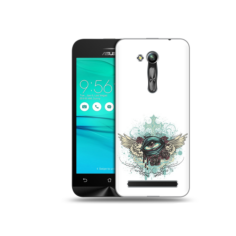 

Чехол MyPads Tocco для Asus ZenFone Go (ZB452KG) плачущий глаз с крыльями, Прозрачный, Tocco