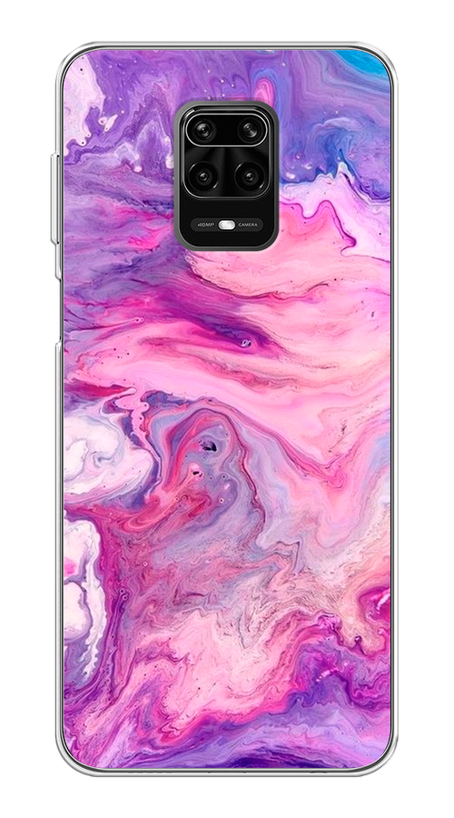 

Чехол на Xiaomi Redmi Note 9 Pro/9S "Нежно-розовая абстракция", Розовый, 38050-3