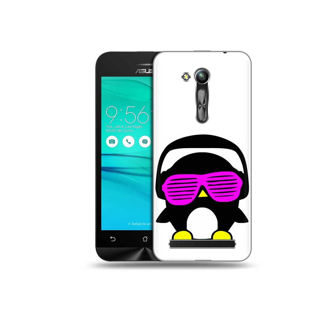 

Чехол MyPads Tocco для Asus ZenFone Go (ZB452KG) пингвин, Прозрачный, Tocco