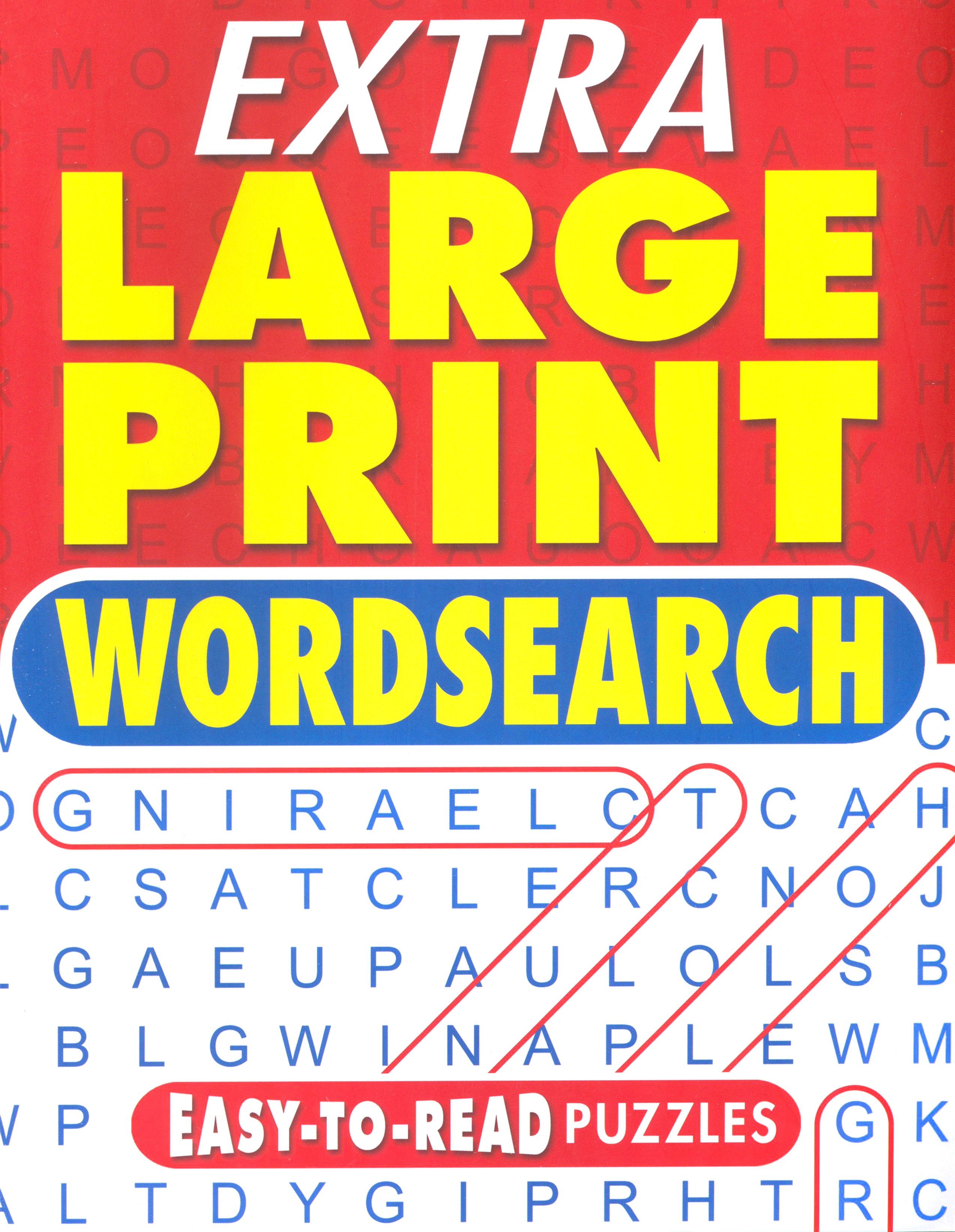 

Extra Large Print Wordsearch Easy-to-Read Puzzles