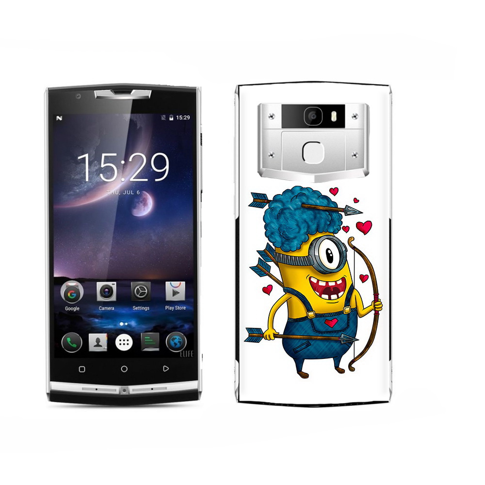 

Чехол MyPads Tocco для Oukitel K15 Plus Миньон купидон, Прозрачный, Tocco