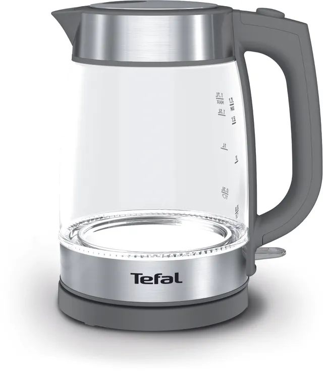 Чайник электрический Tefal KI740B30 1.7 л серый чайник электрический tefal ki740b30 1 7 л серебристый прозрачный