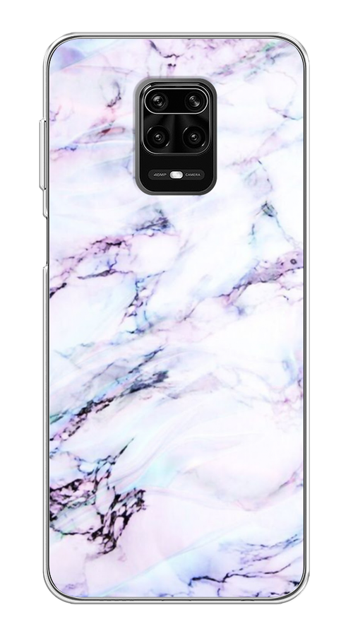 

Чехол на Xiaomi Redmi Note 9 Pro/9S "Радужный мрамор", Серый;фиолетовый, 38050-3