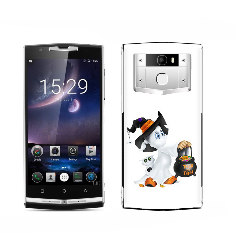 

Чехол MyPads Tocco для Oukitel K15 Plus Маленький призрак, Прозрачный, Tocco