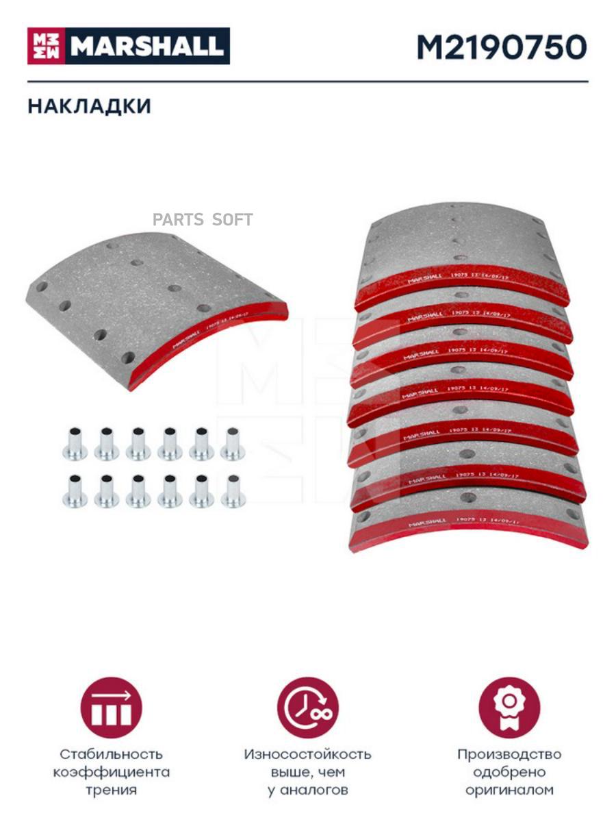 

Накладки торм. компл. HCV