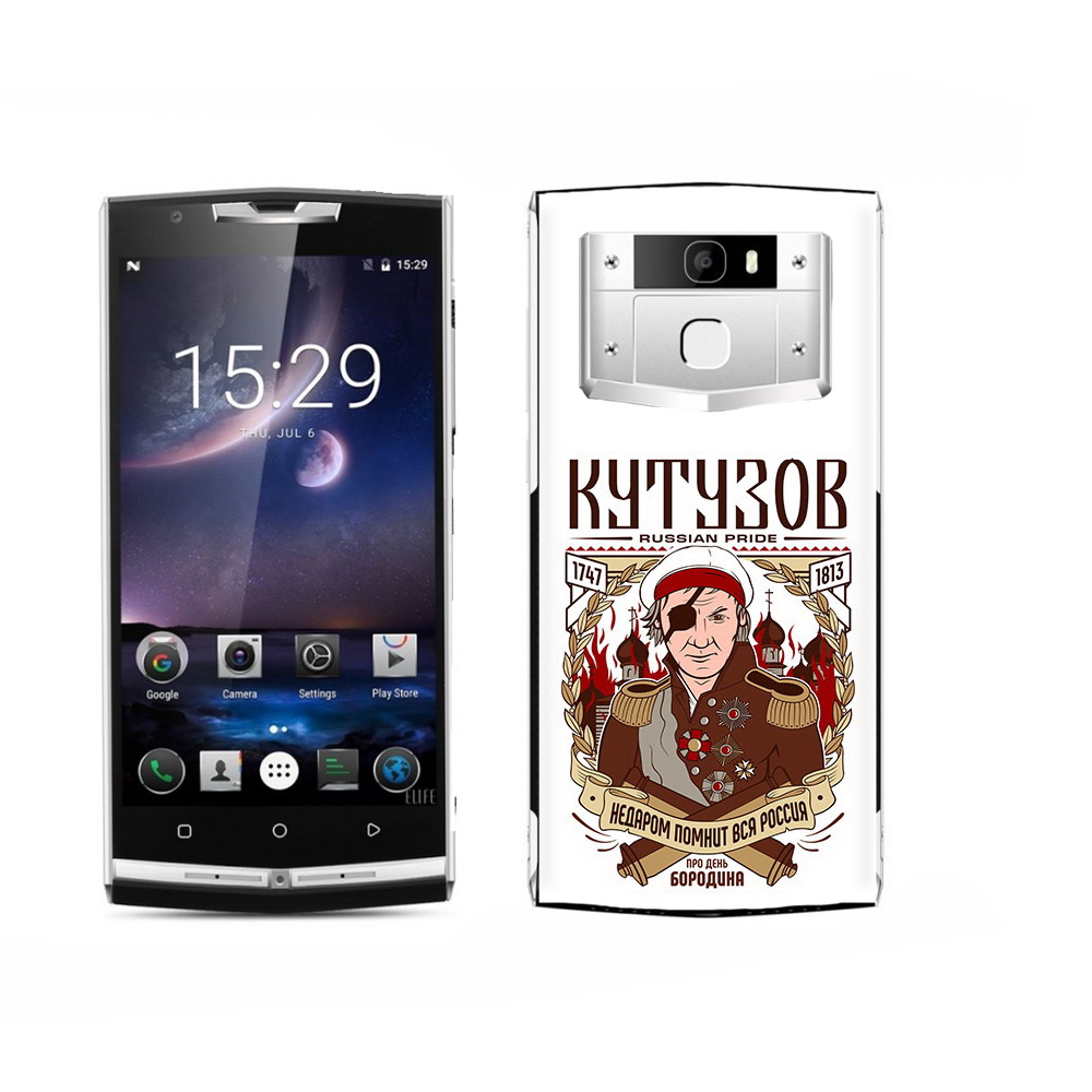 

Чехол MyPads Tocco для Oukitel K15 Plus Кутузов, Прозрачный, Tocco