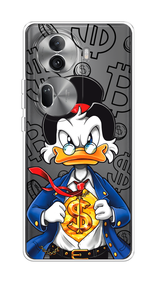 

Чехол на Oppo Reno 11 Pro (Global) "Scrooge Goldman", Черный;белый;синий, 2515950-1