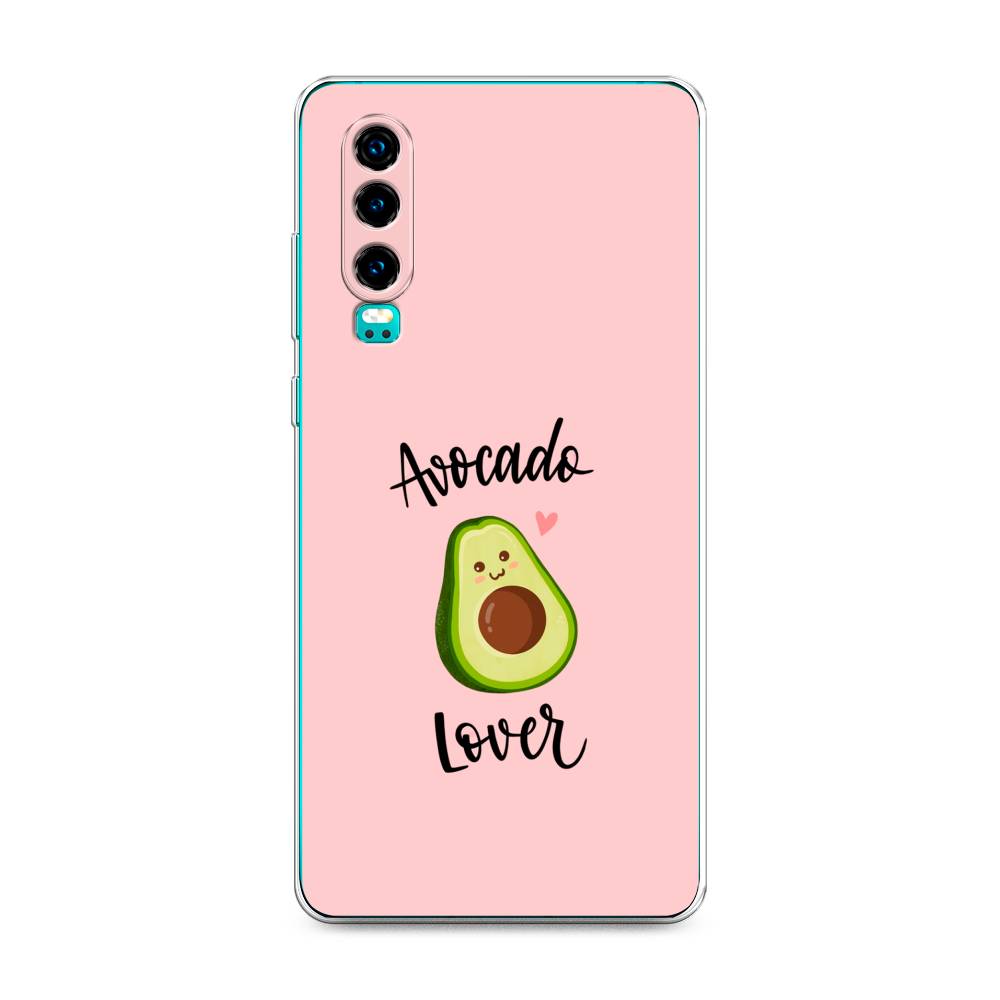

Чехол на Huawei P30 "Avocado lover", Розовый;зеленый, 68550-6