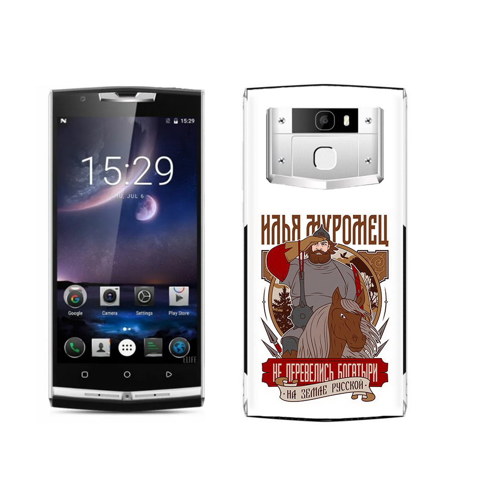 

Чехол MyPads Tocco для Oukitel K10000 Pro Илья Муромец, Прозрачный, Tocco