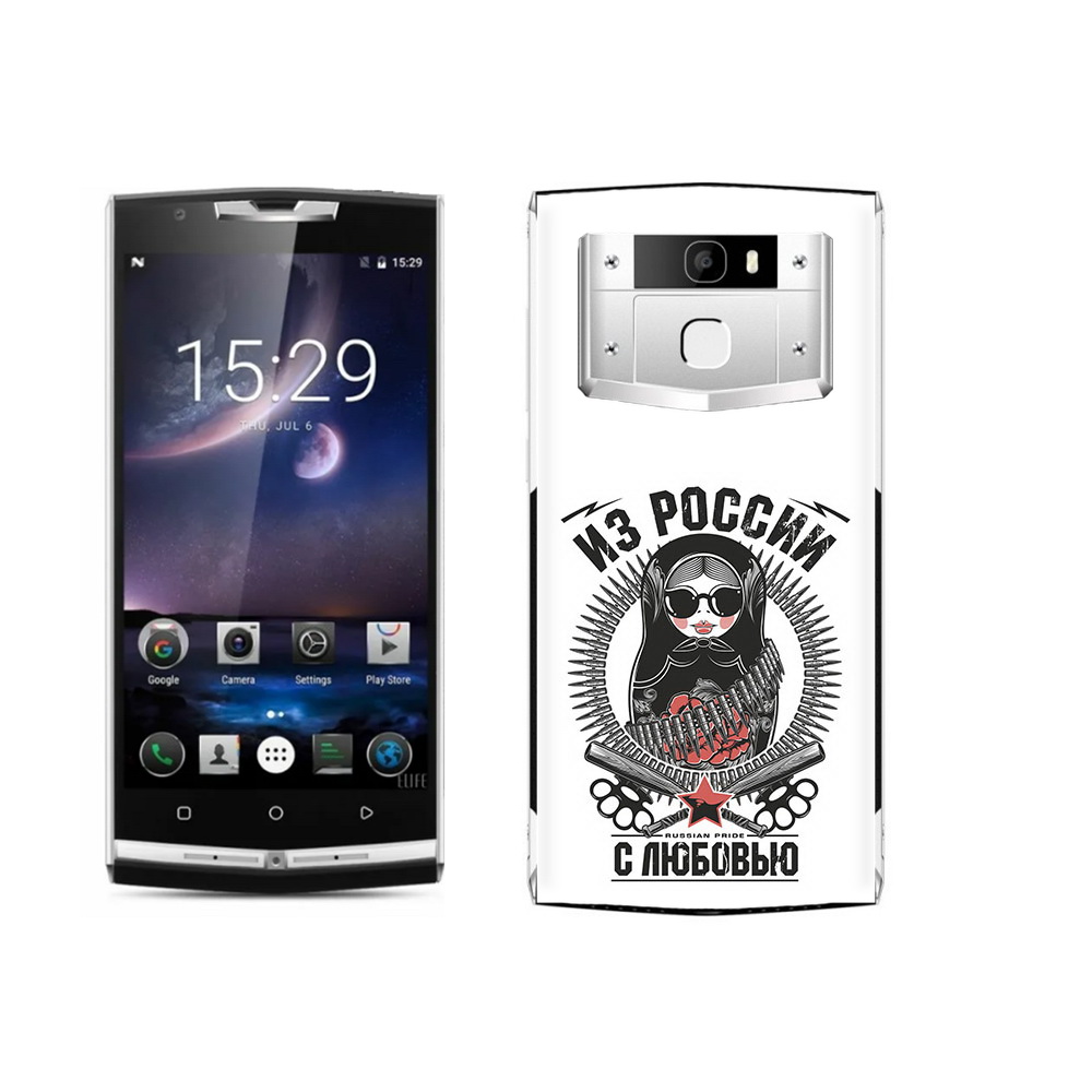 

Чехол MyPads Tocco для Oukitel K10000 Pro Из России с любовью, Прозрачный, Tocco