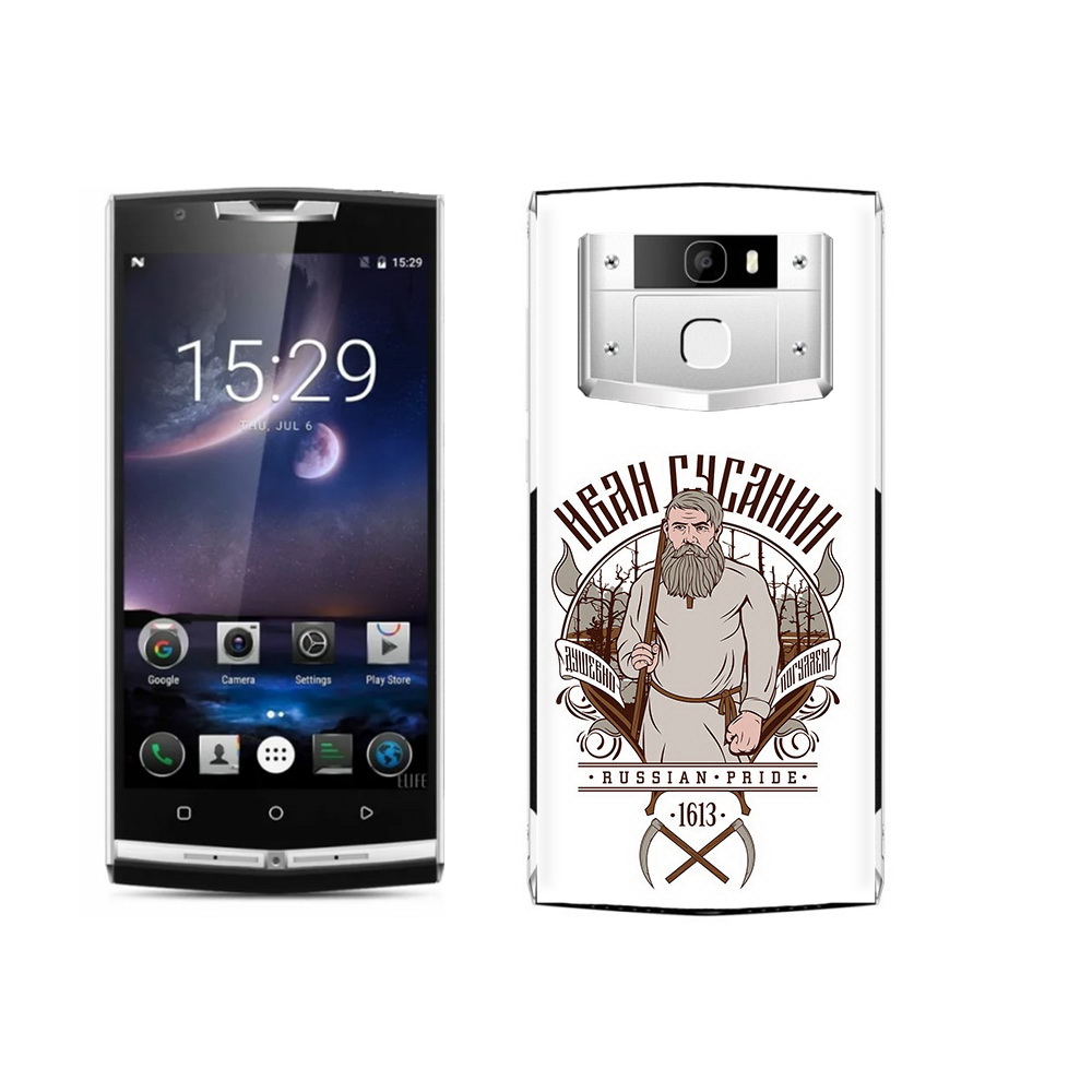 

Чехол MyPads Tocco для Oukitel K10000 Pro Иван Сусанин, Прозрачный, Tocco