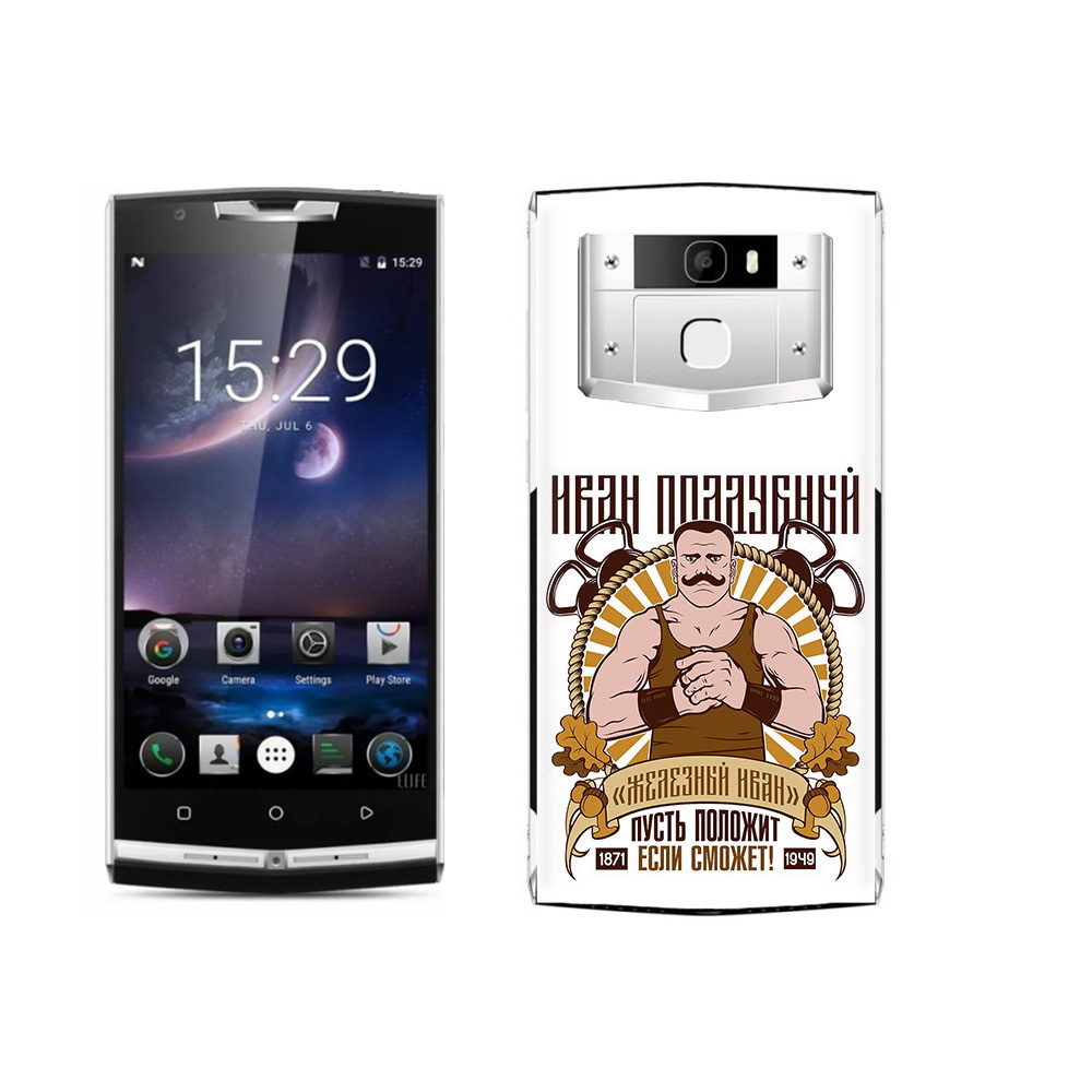 

Чехол MyPads Tocco для Oukitel K10000 Pro Железный Иван, Прозрачный, Tocco