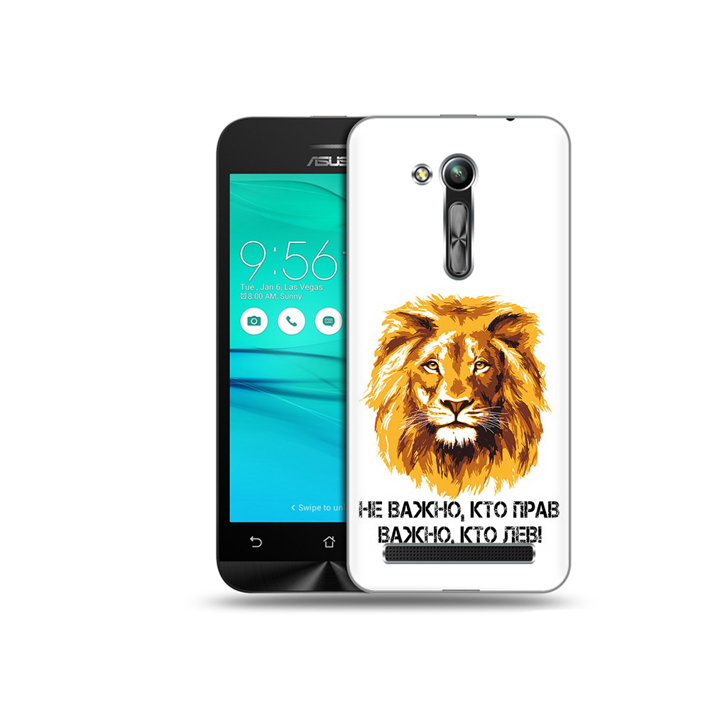 

Чехол MyPads Tocco для Asus ZenFone Go (ZB452KG) мудрый лев, Прозрачный, Tocco