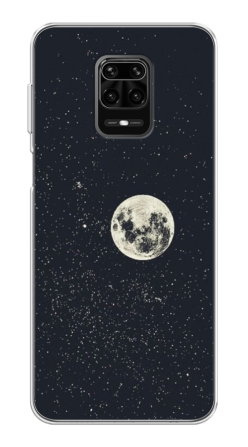 

Чехол на Xiaomi Redmi Note 9 Pro/9S "Полнолуние", Красный, 38050-2