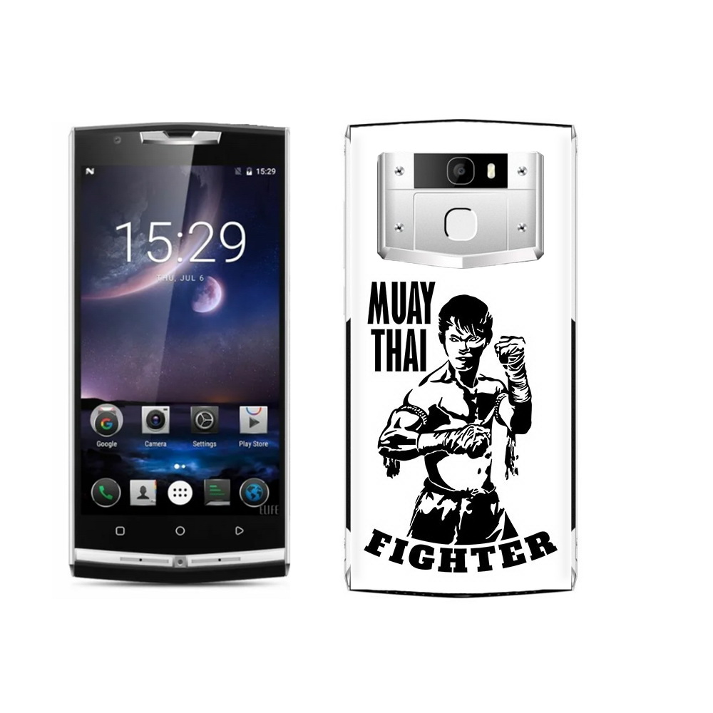 

Чехол MyPads Tocco для Oukitel K10000 Pro Единоборства муайтай, Прозрачный, Tocco