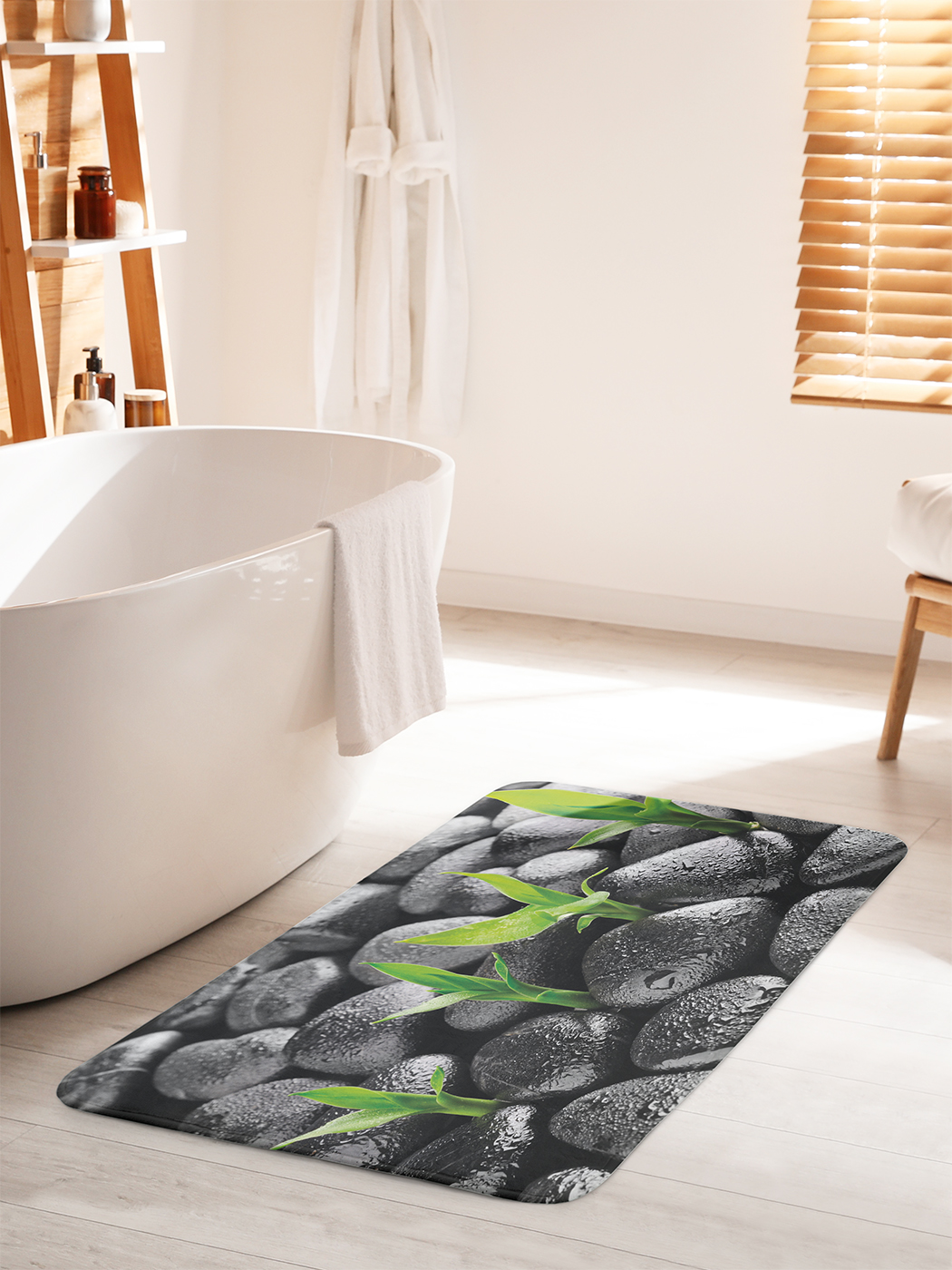 

Коврик для ванной туалета душа JoyArty "Сквозь камни", bath_38881_60x100