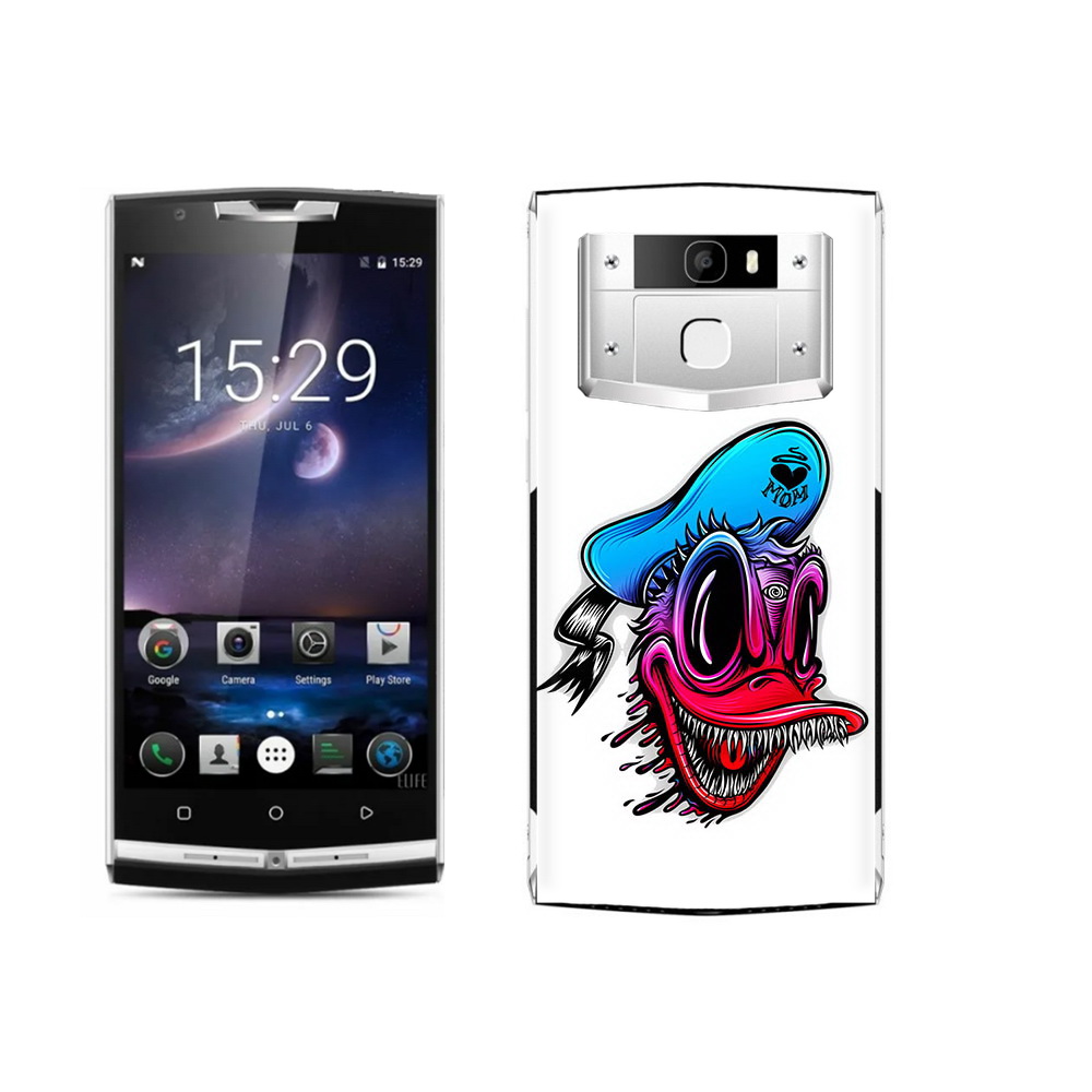 

Чехол MyPads Tocco для Oukitel K10000 Pro Дональд, Прозрачный, Tocco