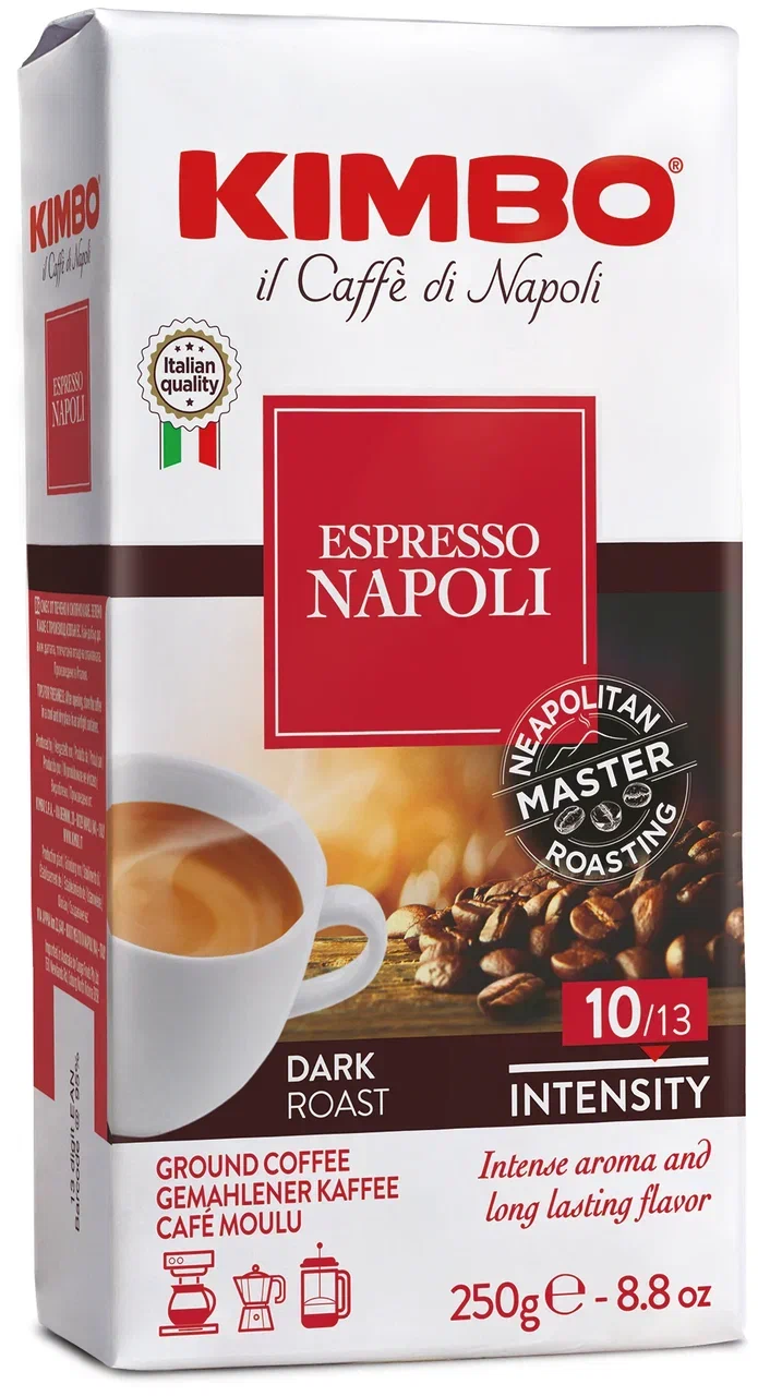 Кофе молотый Kimbo espresso napoletano 250 г