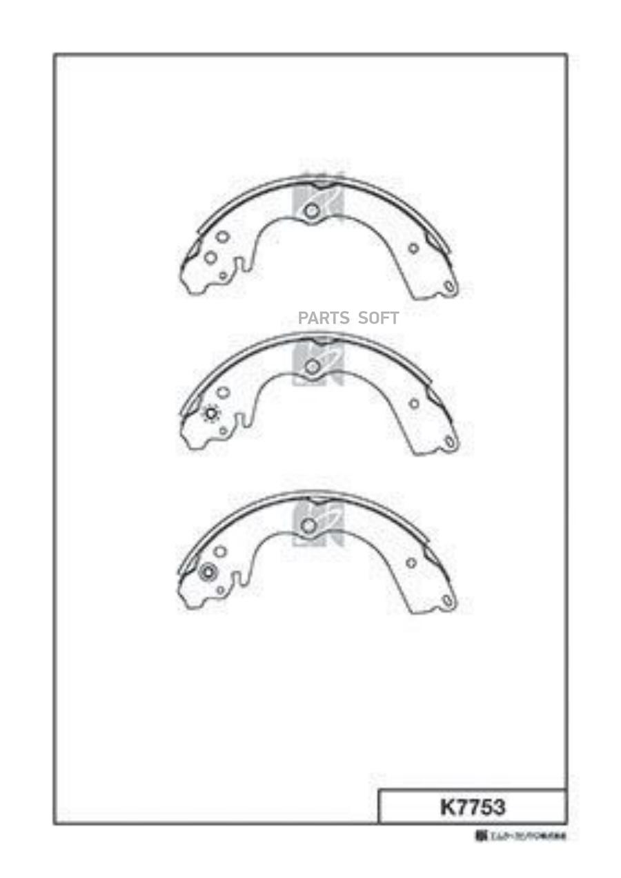 

Тормозные колодки Kashiyama K7753