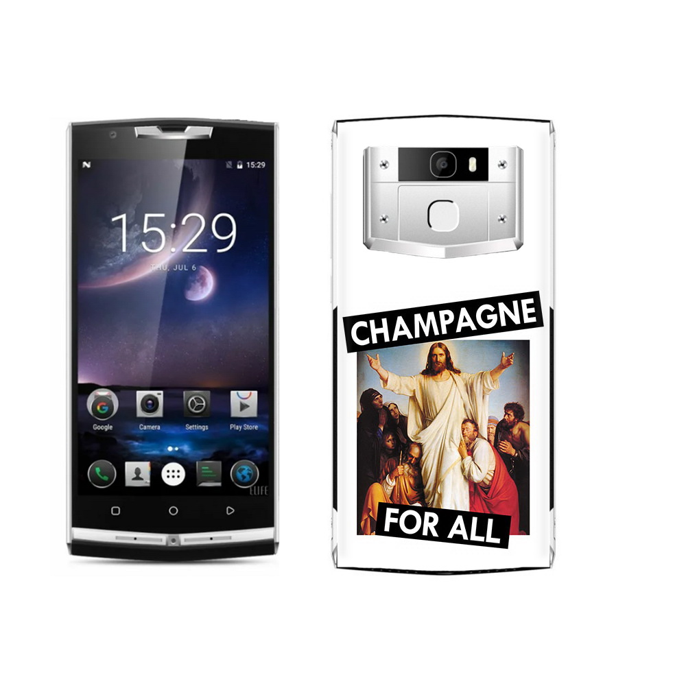 

Чехол MyPads Tocco для Oukitel K10000 Pro шампанское, Прозрачный, Tocco