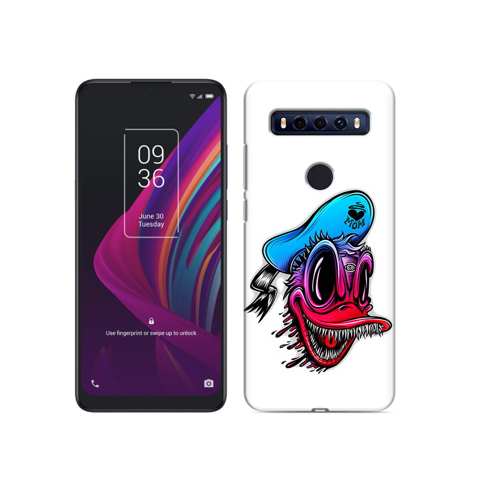

Чехол MyPads Tocco для TCL 10 SE Дональд, Прозрачный, Tocco