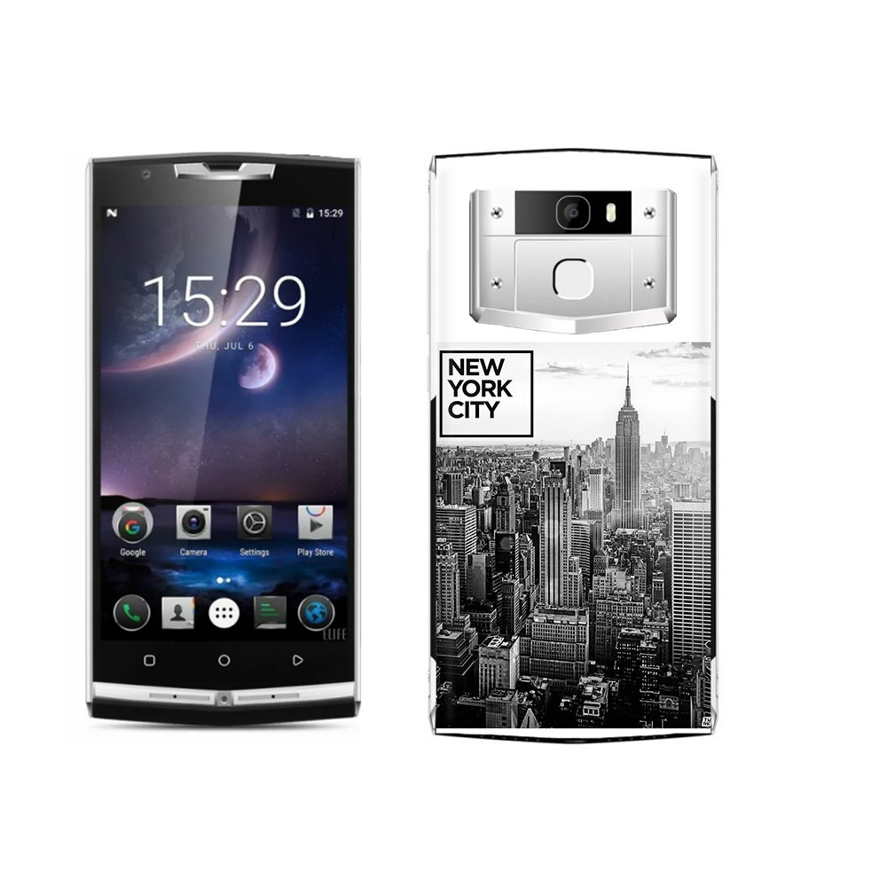 

Чехол MyPads Tocco для Oukitel K10000 Pro черно белый ньюерк, Прозрачный, Tocco
