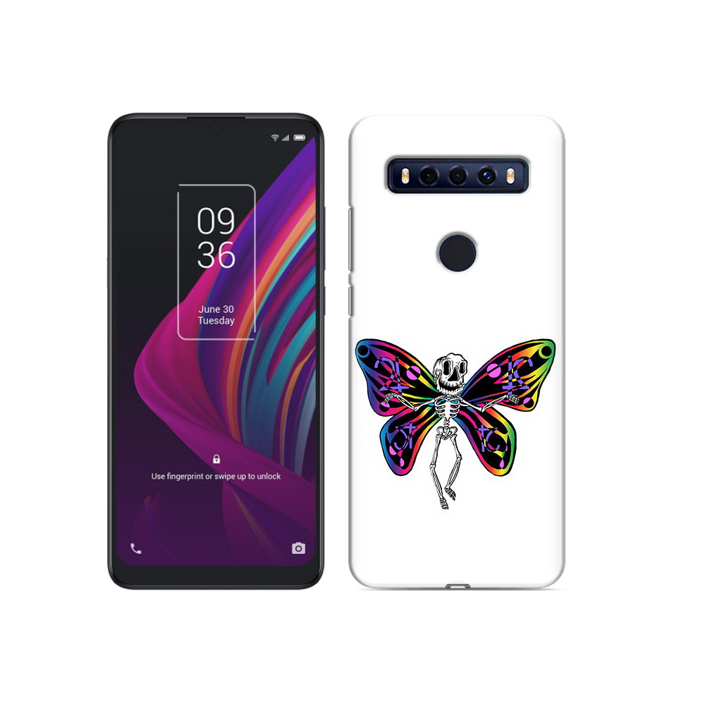 

Чехол MyPads Tocco для TCL 10 SE эффект бабочки, Прозрачный, Tocco