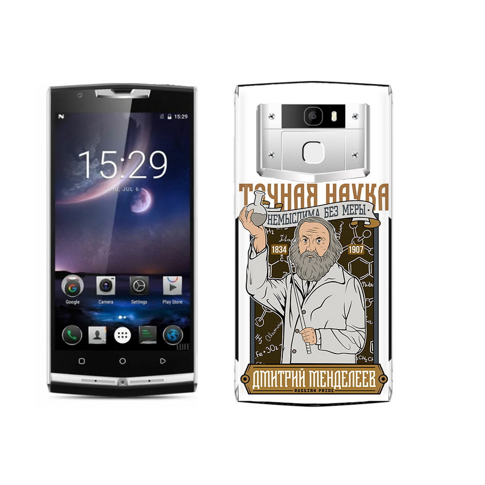 

Чехол MyPads Tocco для Oukitel K10000 Pro Дмитрий Менделеев, Прозрачный, Tocco