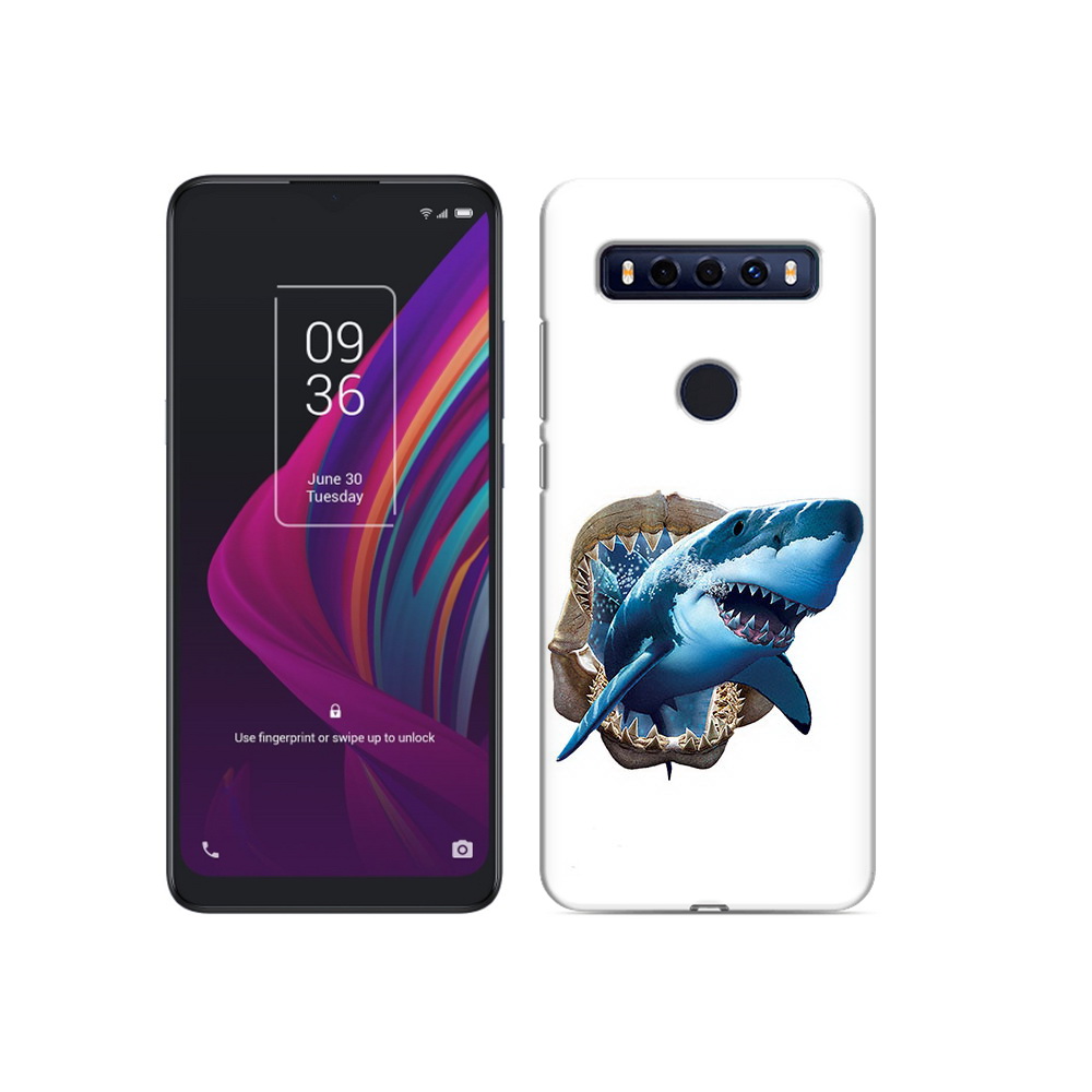 

Чехол MyPads Tocco для TCL 10 SE челюсти, Прозрачный, Tocco