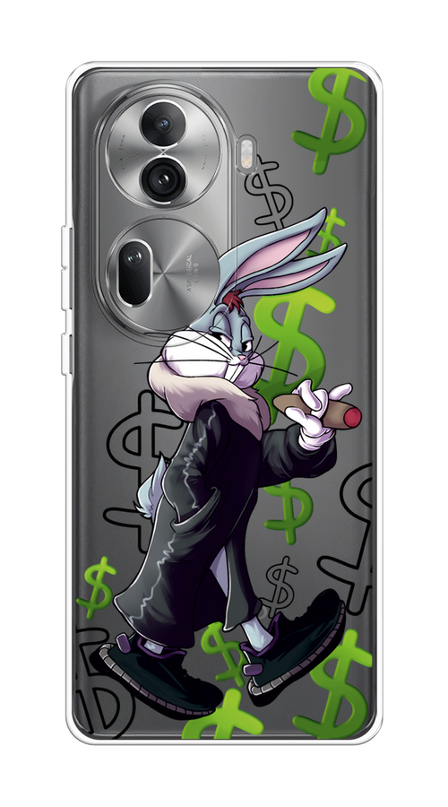 

Чехол на Oppo Reno 11 Pro (Global) "Rich Bugs Bunny", Зеленый;черный;голубой, 2515950-1