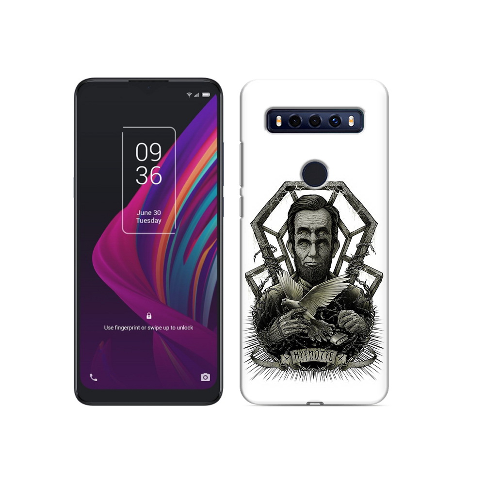 

Чехол MyPads Tocco для TCL 10 SE франклин абстракция, Прозрачный, Tocco