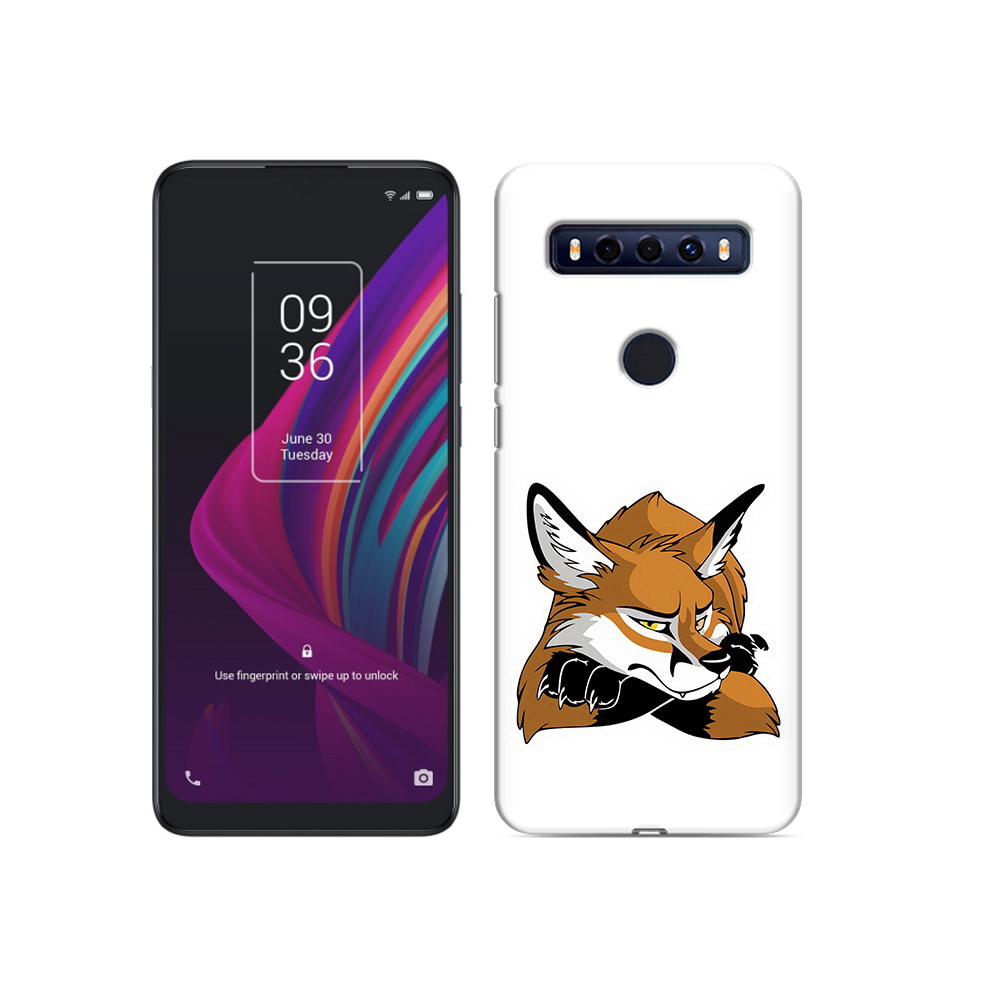 

Чехол MyPads Tocco для TCL 10 SE фокс, Прозрачный, Tocco