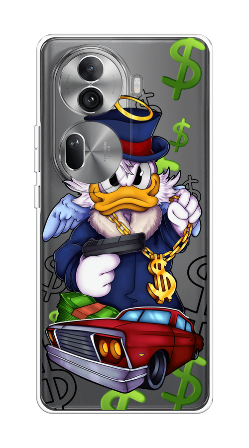 

Чехол на Oppo Reno 11 Pro (Global) "Scrooge McDuck with a Gold Chain", Красный;синий;белый, 2515950-1