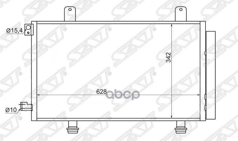 

Радиатор Кондиционера Suzuki Sx4 06- Sat арт. ST-SZ53-394-0