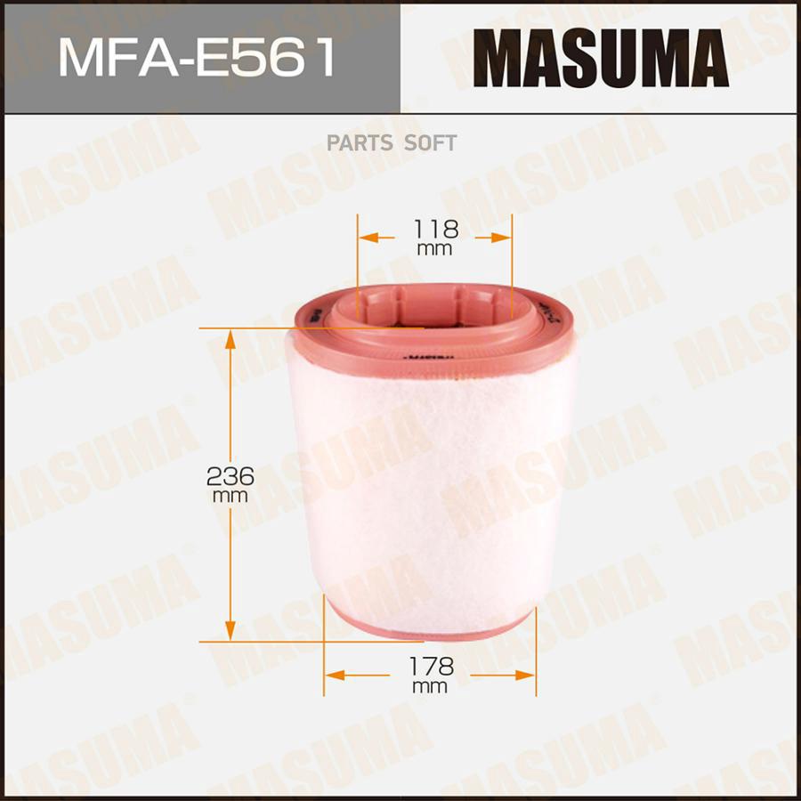 

Фильтр Воздушный Masuma Mfae561 Lhd Range Rover / M62b44 (1/10) Masuma арт. MFAE561