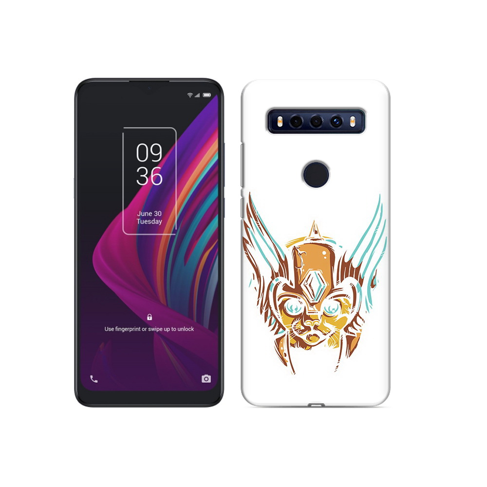 

Чехол MyPads Tocco для TCL 10 SE тор абстракция, Прозрачный, Tocco