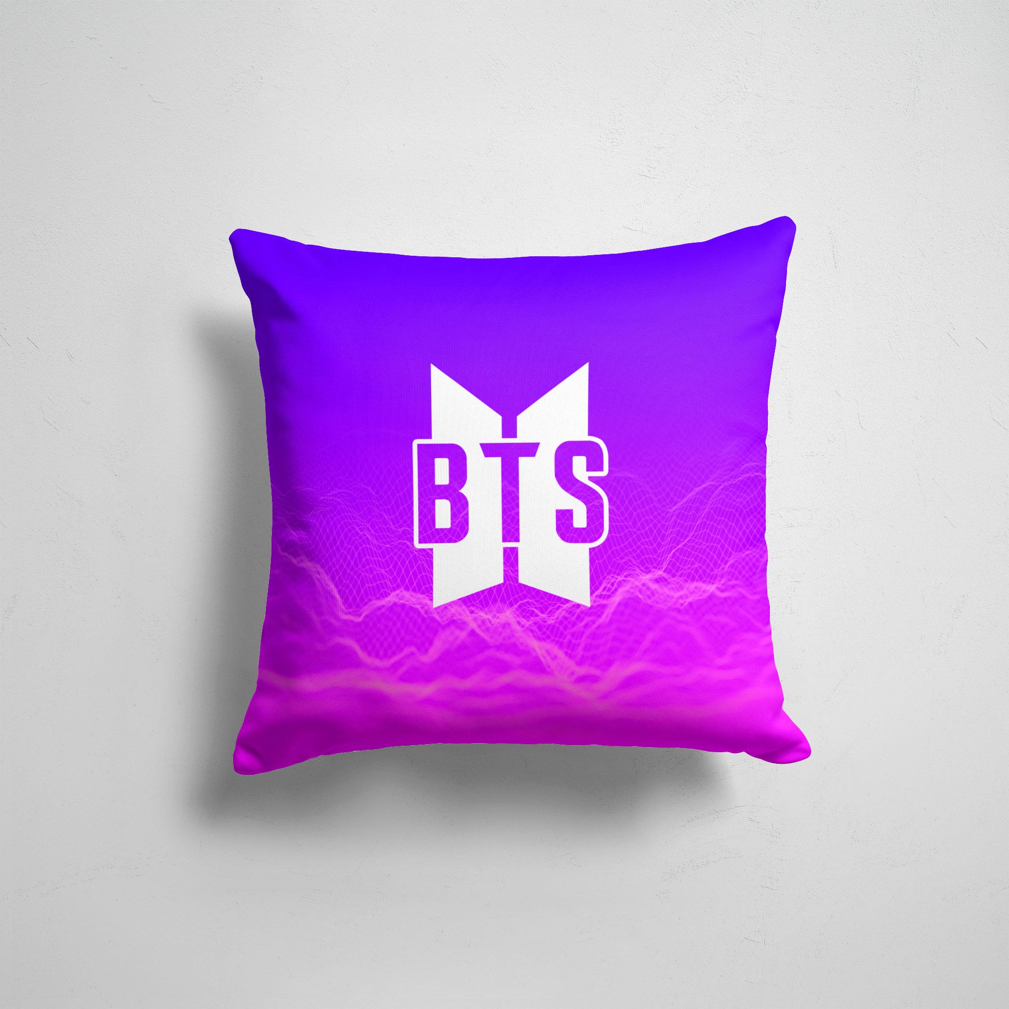 

Подушка декоративная 45х45см K pop BTS, Разноцветный