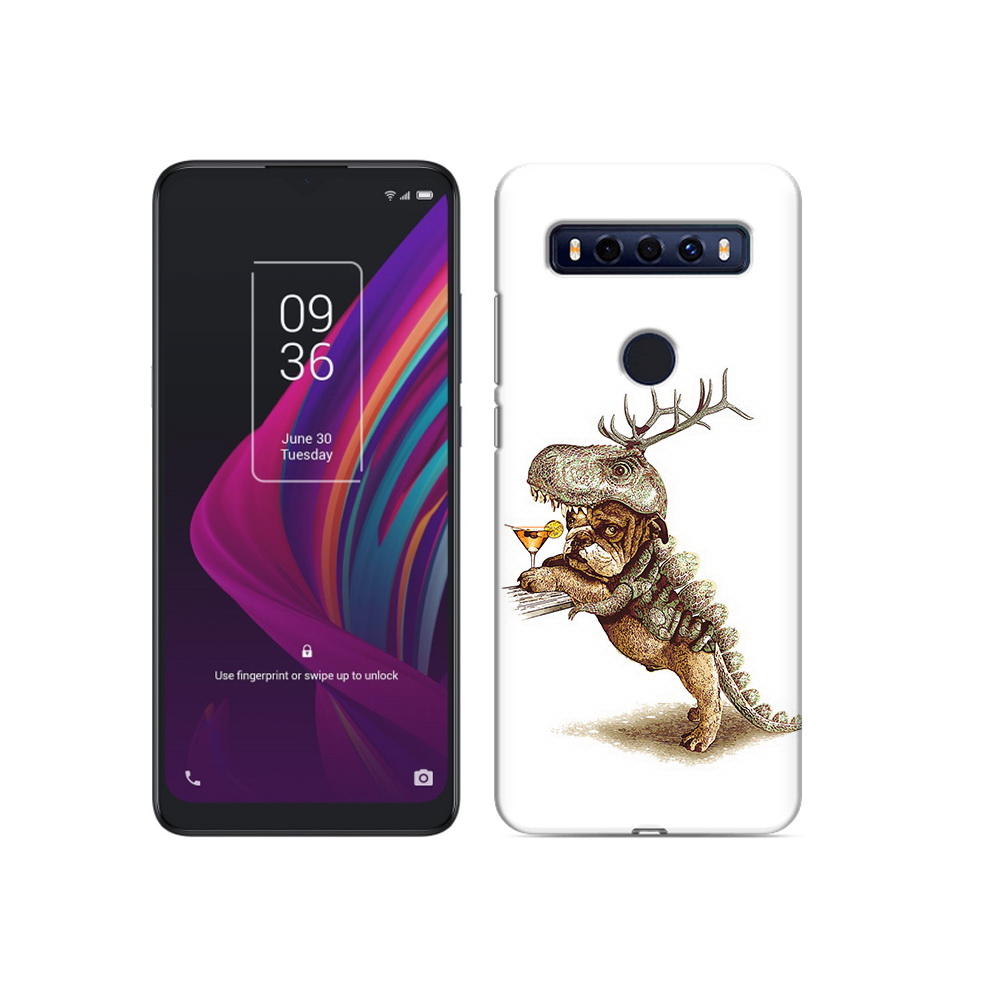 

Чехол MyPads Tocco для TCL 10 SE тематическая вечеринка, Прозрачный, Tocco