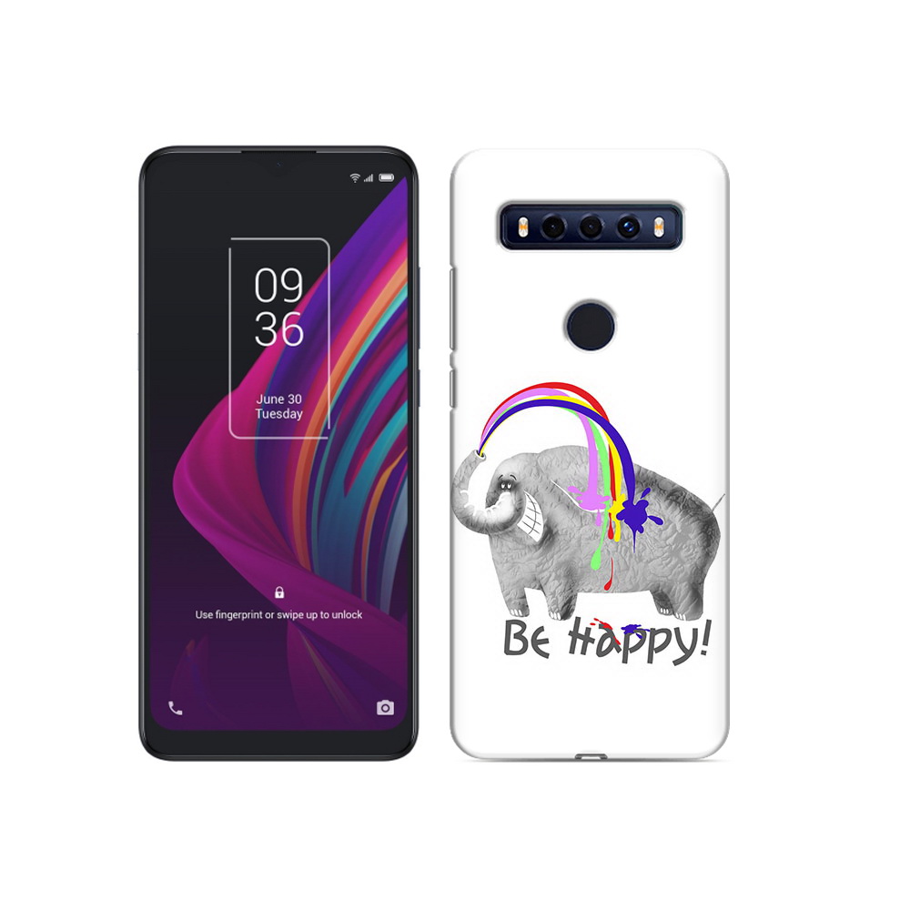 

Чехол MyPads Tocco для TCL 10 SE счастливый слон, Прозрачный, Tocco