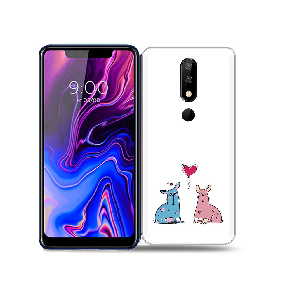

Чехол MyPads Tocco для BQ 5732L Лама любовь, Прозрачный, Tocco