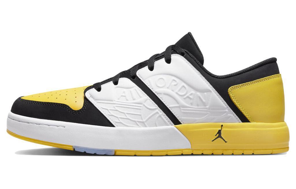 

Кеды унисекс Jordan Jordan Nu Retro 1 Low Tour Yellow разноцветные 43 EU, Разноцветный, Jordan Nu Retro 1 Low Tour Yellow