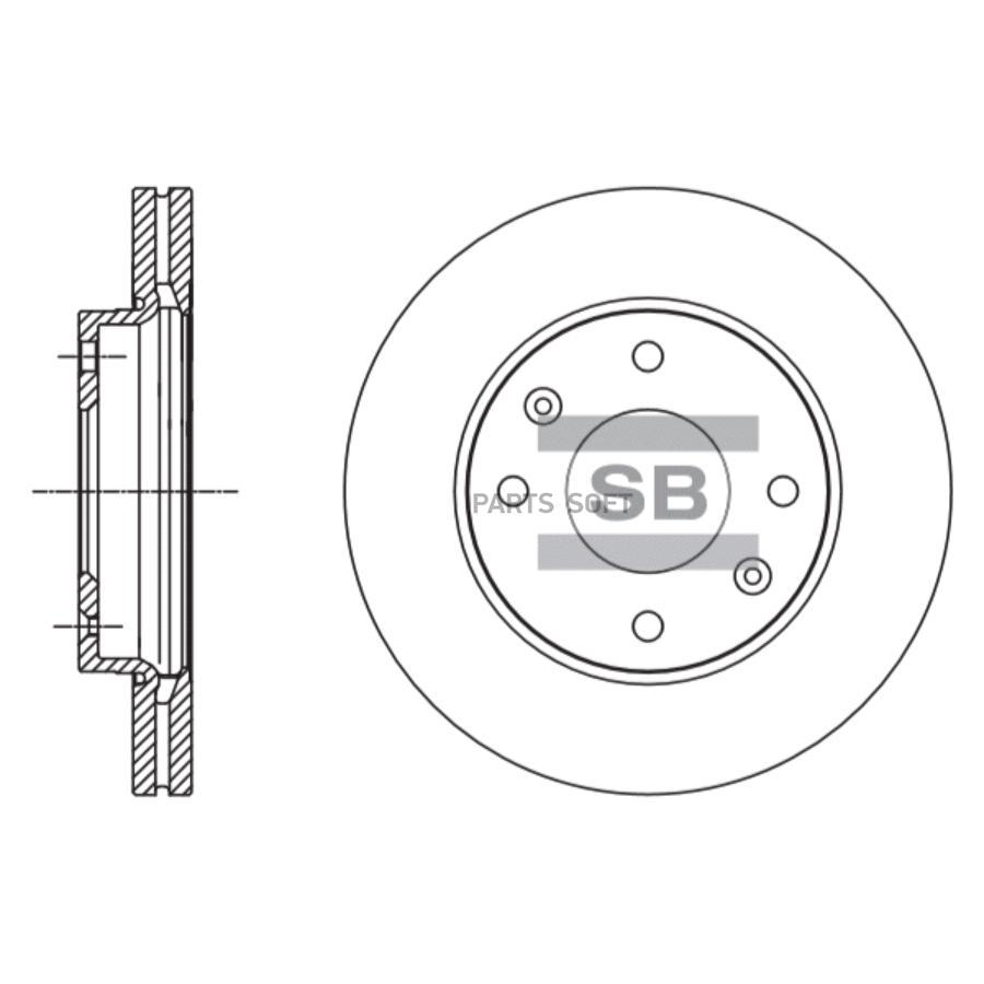 Диск Тормозной Hyundai Sonata (Ef)
