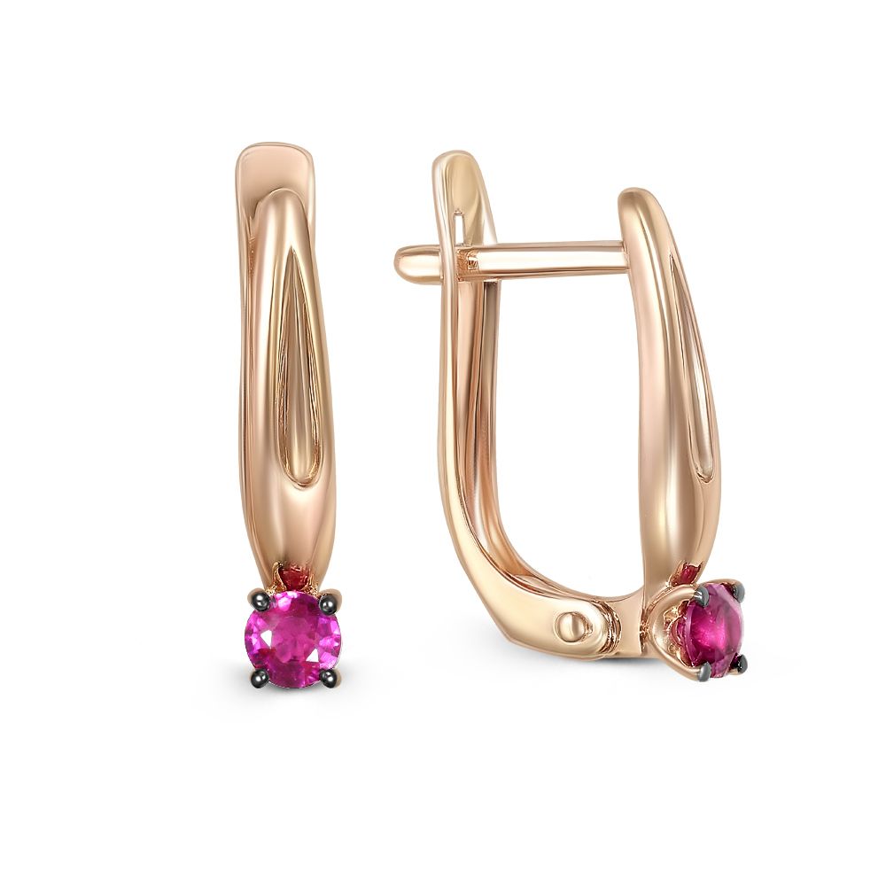 

Серьги из красного золота с рубином NEWGOLD 096365_02_01_010_0377, 096365_02_01_010_0377