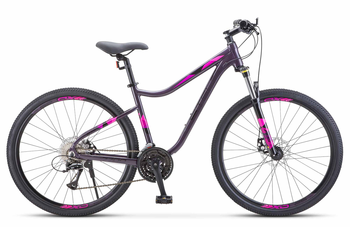 

Велосипед 27.5" Stels Miss 7700 MD (ALU рама) V010, Фиолетовый, Miss 7700 MD
