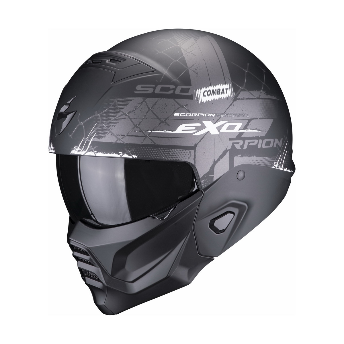 

Мотошлем SCORPION EXO COMBAT II XENON, Черный, COMBAT II XENON