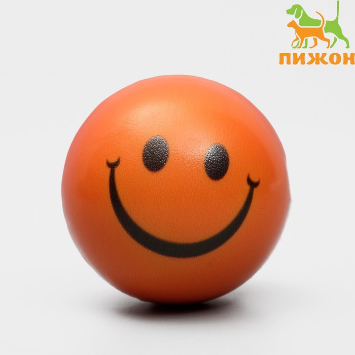 

Мячик зефирный "Смайлик", 6,3 см, микс цветов