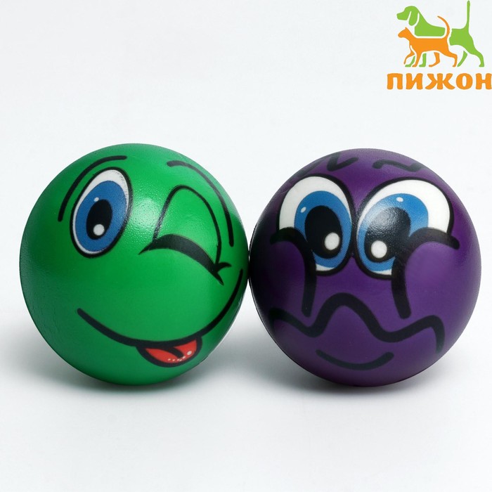 

Мячик зефирный "Подмигнул", 6,3 см, микс цветов